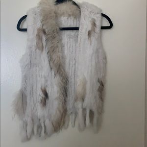 SOLD! Rabbit fur vest